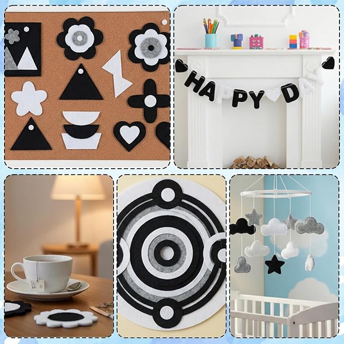 Ymapinc 10PCS Felt Fabric Sheets