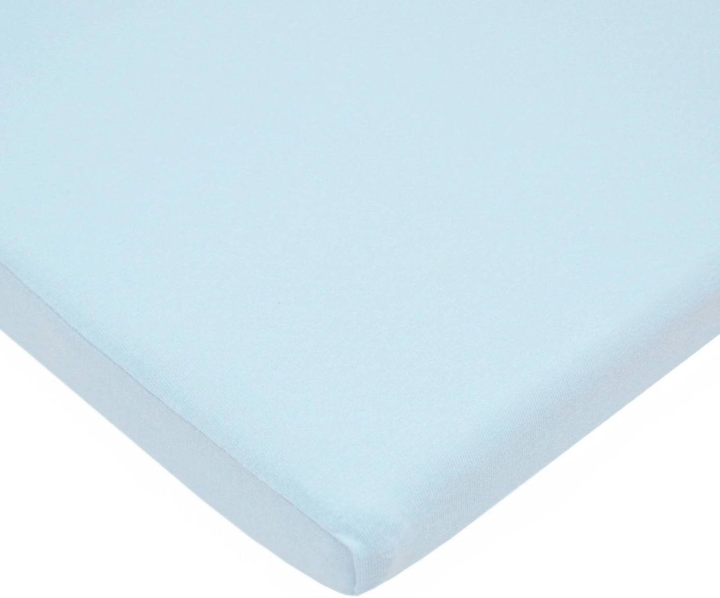 American Baby Company 3 Pack 100% Natural Cotton Fitted Cradle/Bassinet Sheets 36" x 18" - Soft, Breathable & Hypoallergenic Bed Sheets, Blue/Gray/White, Neutral for Boys & Girls