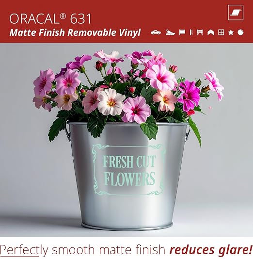 ORACAL 631 Matte Beach House Vinyl Durable Roll Easy to Weed Permanent Adhesive