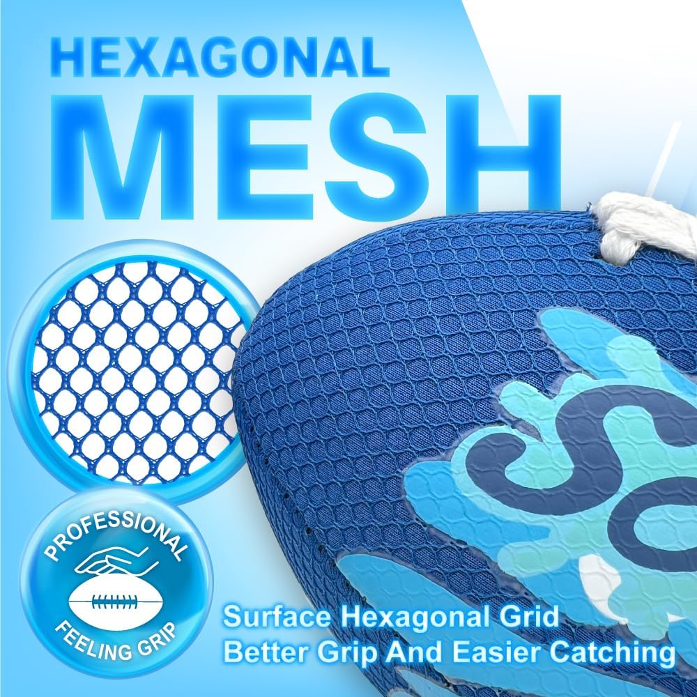 SOAK 9-Inch Water Football – Waterproof Foam Ball for Pool, Beach & Lake Games, Kids Ages 8-12 Adults, Outdoor Family Toy