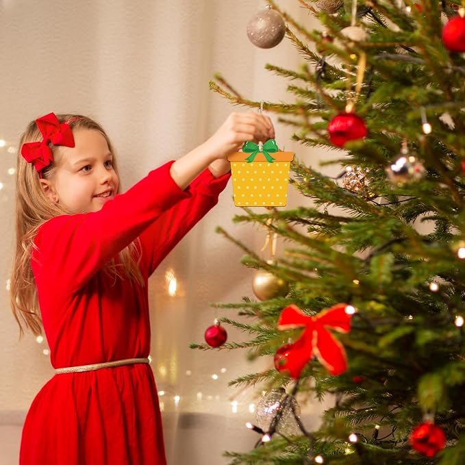 COCHIE Wooden Christmas Ornaments to Paint