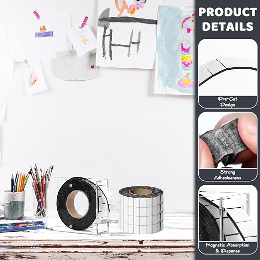 5 Roll Double Sided Foam Tape Squares