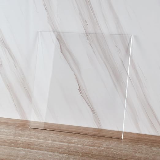 KAITELA 4 Pack Clear Acrylic Sheet 1/4" Thick, Display Case, Laser Cutting