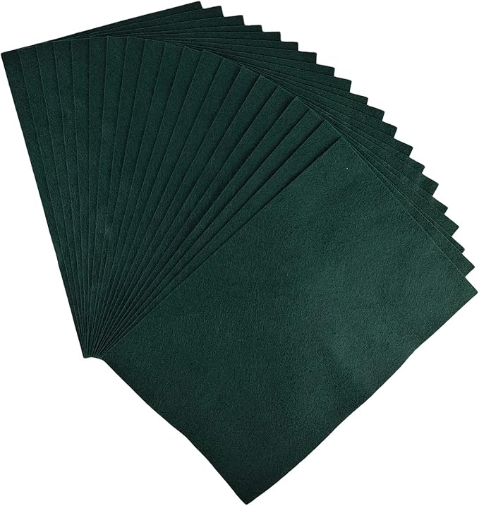 Jtnohx Color Felt, Soft Felt Sheets, 1.4mm Thick 8"x12" Handicraft Felt Fabrics