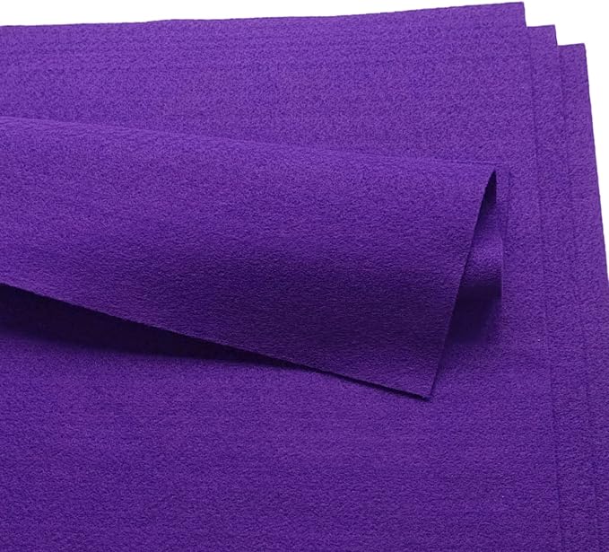 Jtnohx Color Felt, Soft Felt Sheets, 1.4mm Thick 8"x12" Handicraft Felt Fabrics