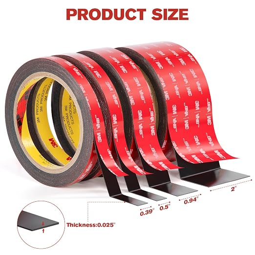 Double Sided Tape Heavy Duty, LED Strip Lights, DIY Home Décor