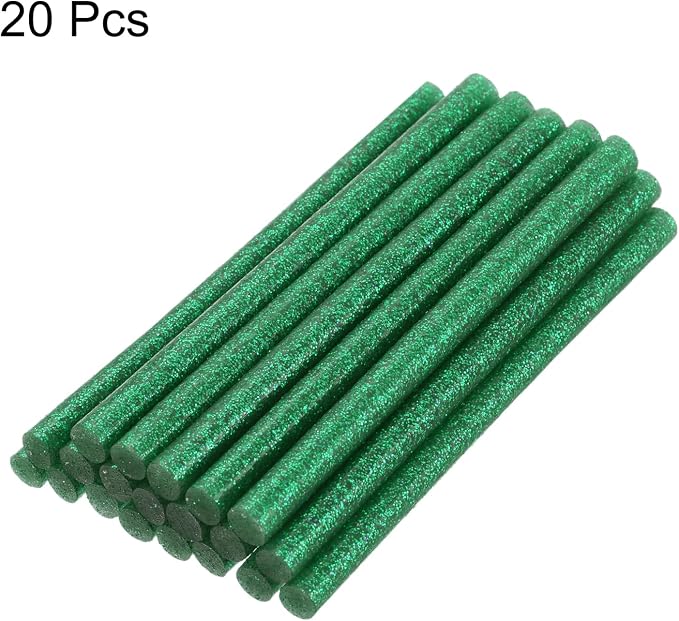 uxcell 20pcs Hot Glue Sticks for Glue Gun 7mm/0.27-inch x 8-inch Mini Hot Melt