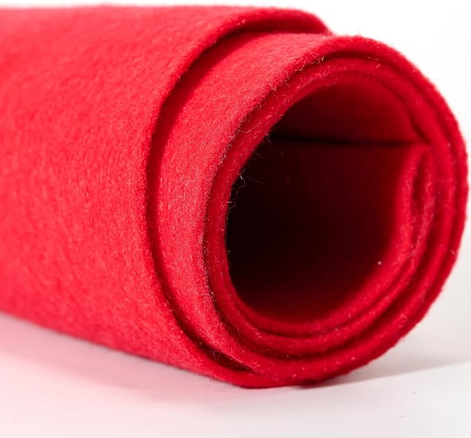 Soft Felt Fabric Sheets 1.6mm Thick Sewing Patwork Material Large Craft Felt