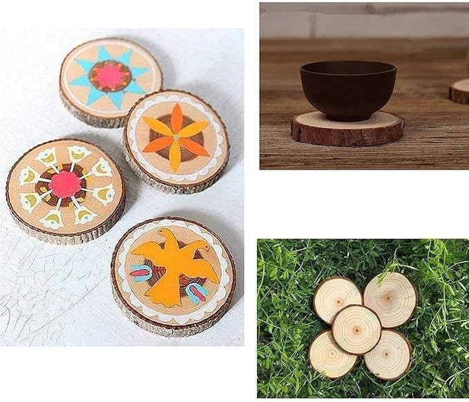 William Craft Unfinished Natural Wood Slices