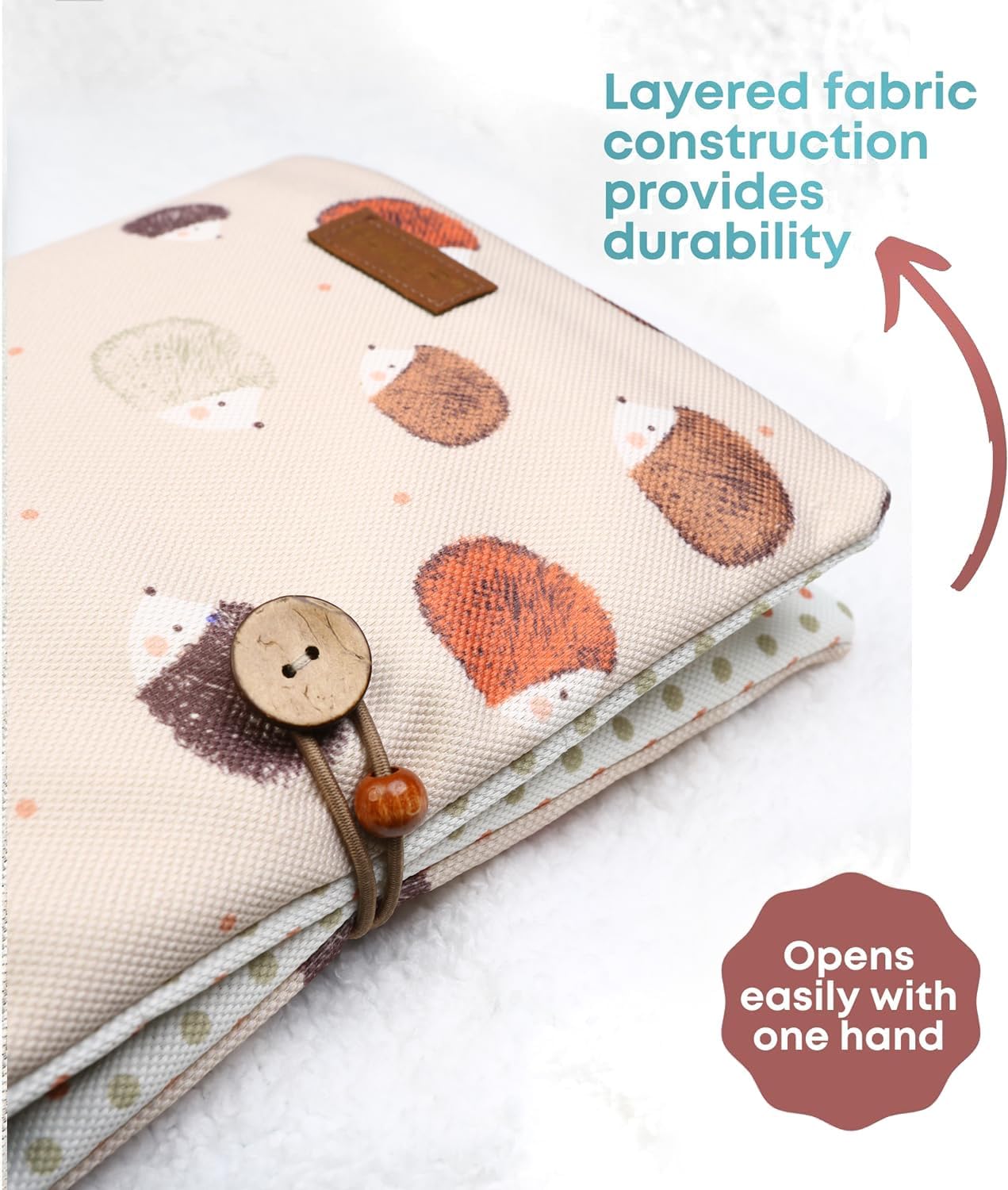HAMUR Baby Diaper Bag Organizer – Travel-Friendly, Compact & Foldable | Stroller Pouch for Newborn Essentials – Must-Have for Boys & Girls (URchin)