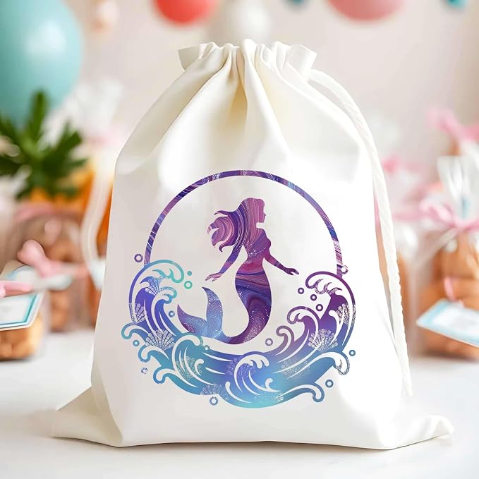 Tintnut Mermaid Ocean Heat Transfer Vinyl, 10 Sheets 12×10in Iron on Vinyl |
