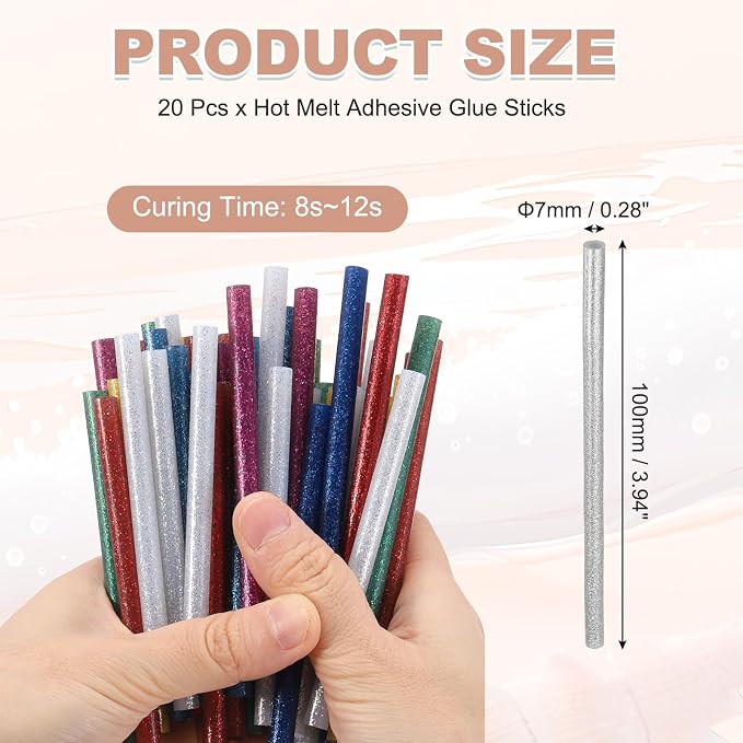 PATIKIL Hot Glue Sticks for Glue Gun