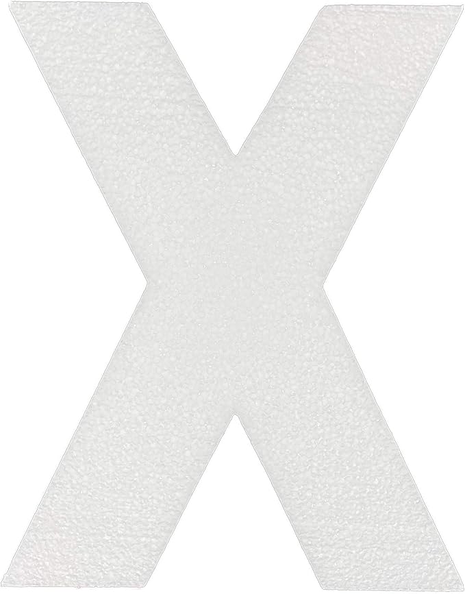 12 Inch Smooth Foam Letters