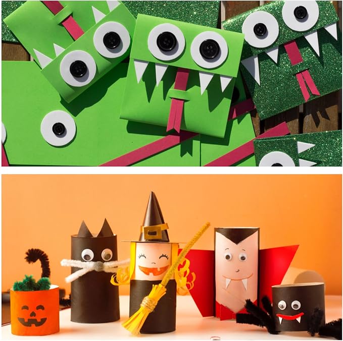 MECCANIXITY Adhesive Felt Sheets, Felt Fabric Crafts Back Adhesive Felt Sheets