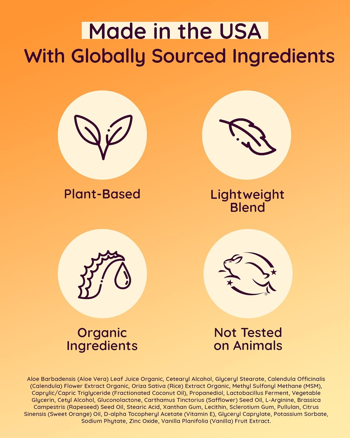 Calendula Cream with Organic Aloe Vera - Baby Calendula Cream for Face and Body - Healing After Sun Kids Lotion for Sunburn Relief and Soothing Minor Skin Conditions (Light Citrus Vanilla)