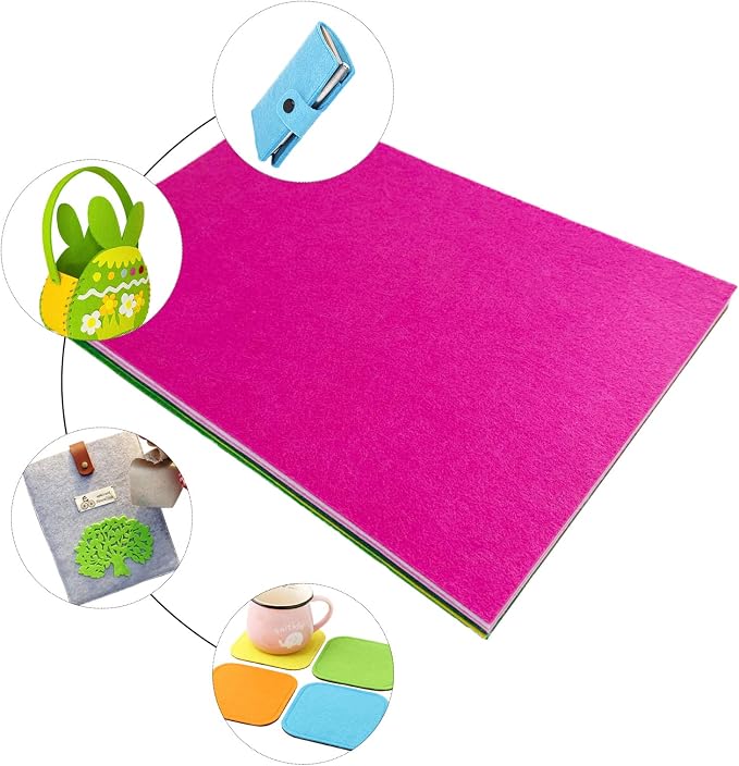 Jtnohx Stiff Felt, 2mm Thick Felt Sheets