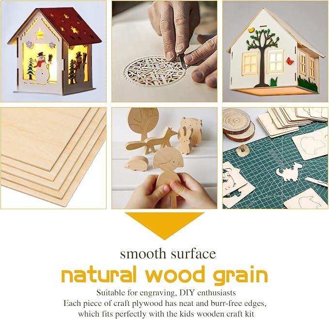 Basswood Sheets 1/8" - 3mm Plywood Sheets