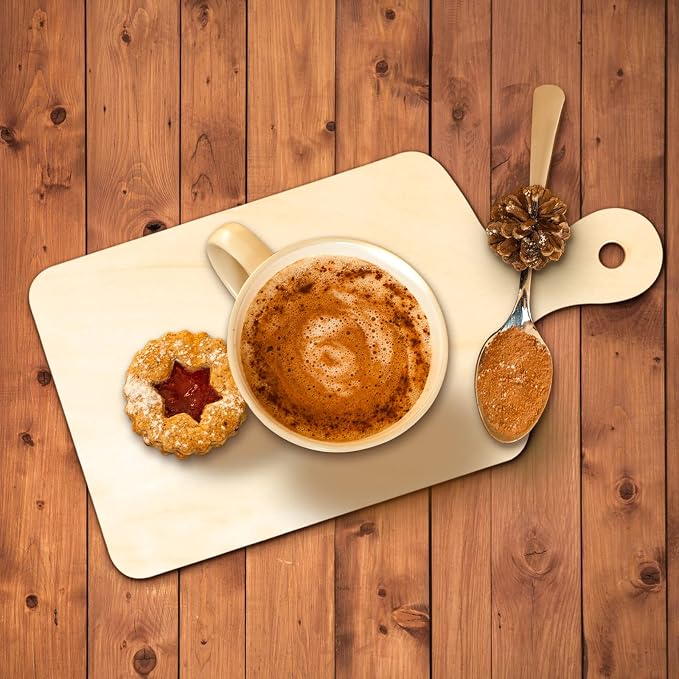 Oomcu 12 PCS Wooden Mini Cutting Board
