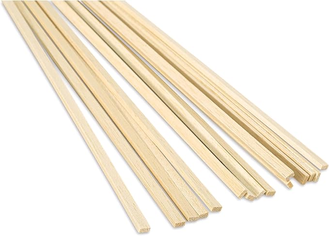 Balsa Wood 3/16 X 3/8 X 36in