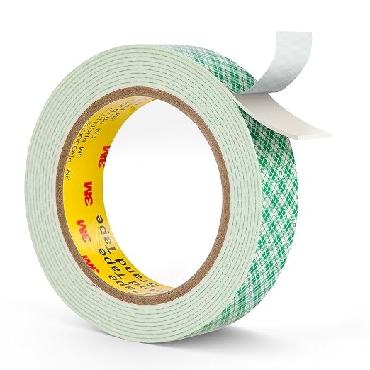 3M Double Sided Foam Tape 1" x 10Ft White 4026 Double Coated Urethane Adhesion