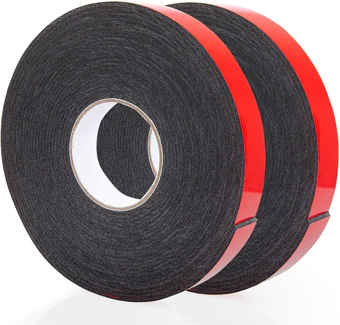 Double Sided Foam Tape 1.18In x 33FT 2 Pack, Mounting Tape Heavy Duty, Strong