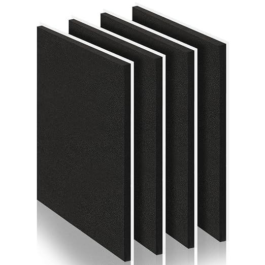 4 Pcs 1/2" Thick Foam Padding Sheet