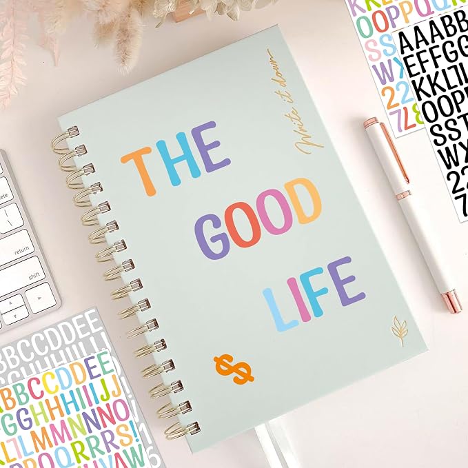 Letter Stickers 1 inch, Self-Adhesive Vinyl Waterproof ABC Letter Stickers