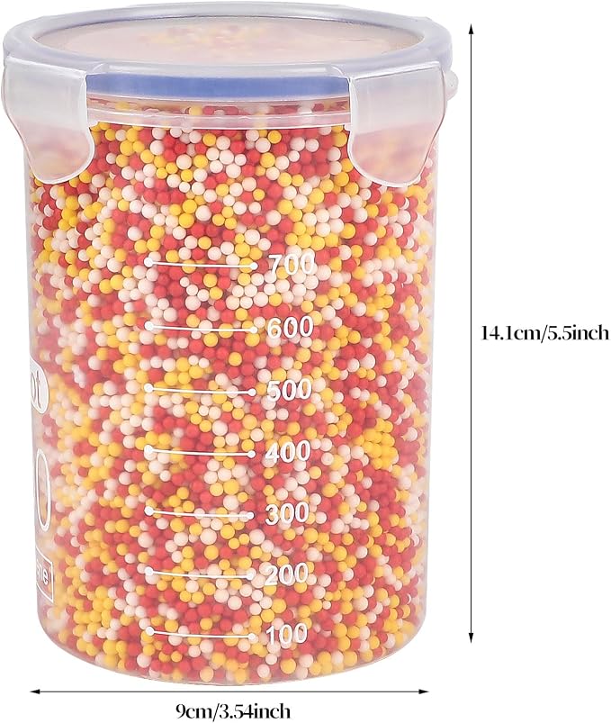 CCINEE 80000 Pieces Foam Balls Slime Supplies Colorful Foam Beads 2-3mm