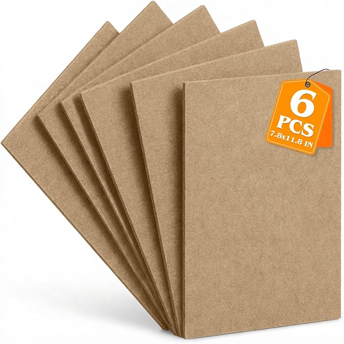 Tan Stiff Felt Sheets 2mm Thick