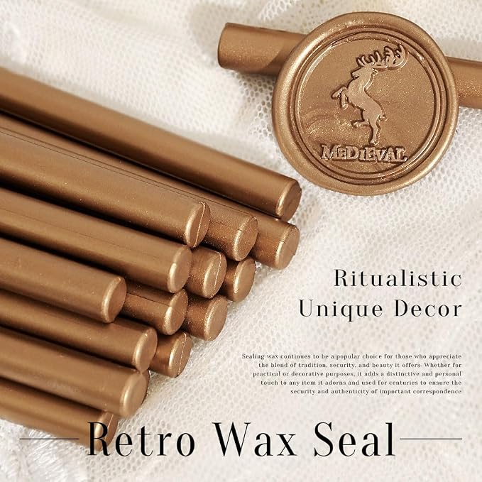 Classic Antique Gold Sealing Wax Stick, Wax Seal Stick