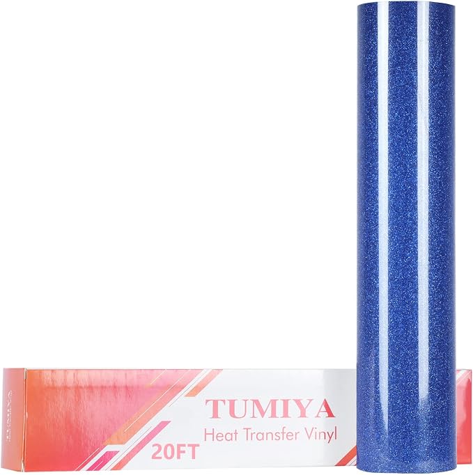 TUMIYA Glitter Blue HTV Vinyl