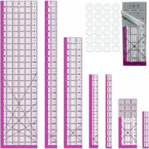 Quilting Rulers, 7 Sewing Rulers Quilting Templates