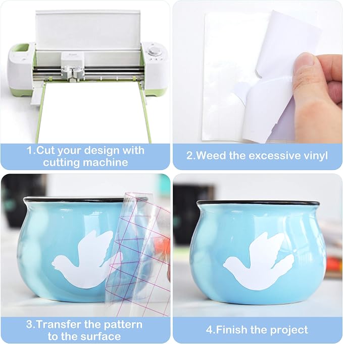 Prime Vinyl Permanent Vinyl- Glossy White Adhesive Vinyl