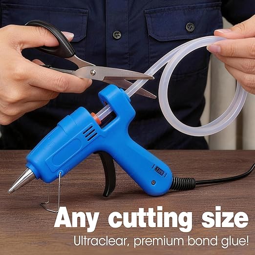 60 Pack Mini Hot Glue Stick Rolls, Each 1.65 FT Long x 0.27" Diameter Glue