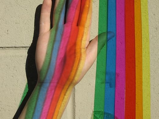Paper Street Plastics 20 Colored Transparent Vinyl Sheets, 8 inch x 12 inch