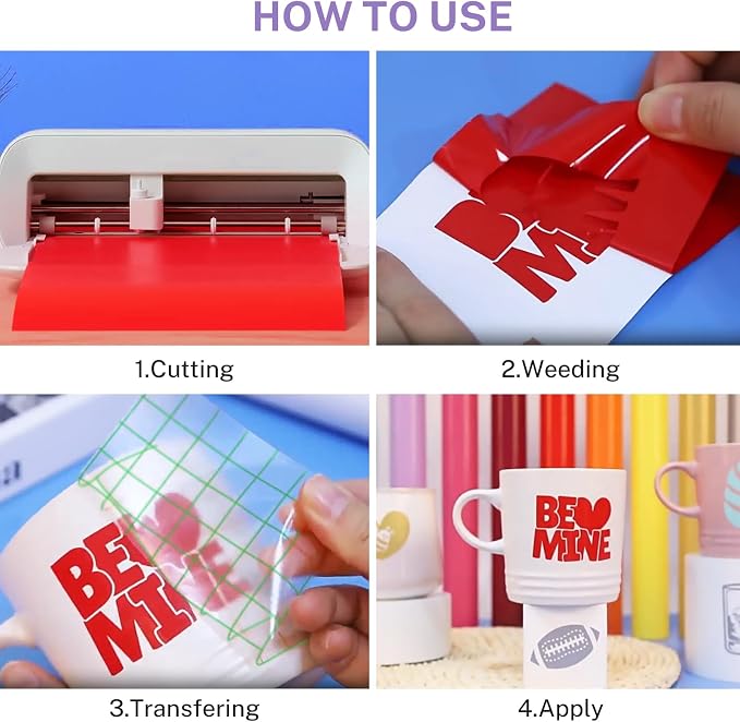 HAWERSI Smart Permanent Adhesive Vinyl 30 Sheets