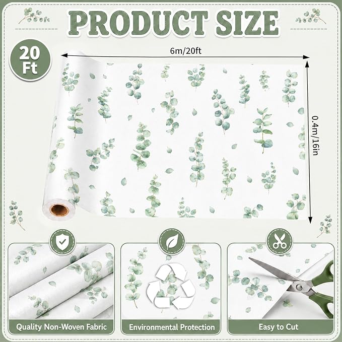 Eucalyptus Bulletin Board Roll Non-Woven Fabric Poster | Back to School