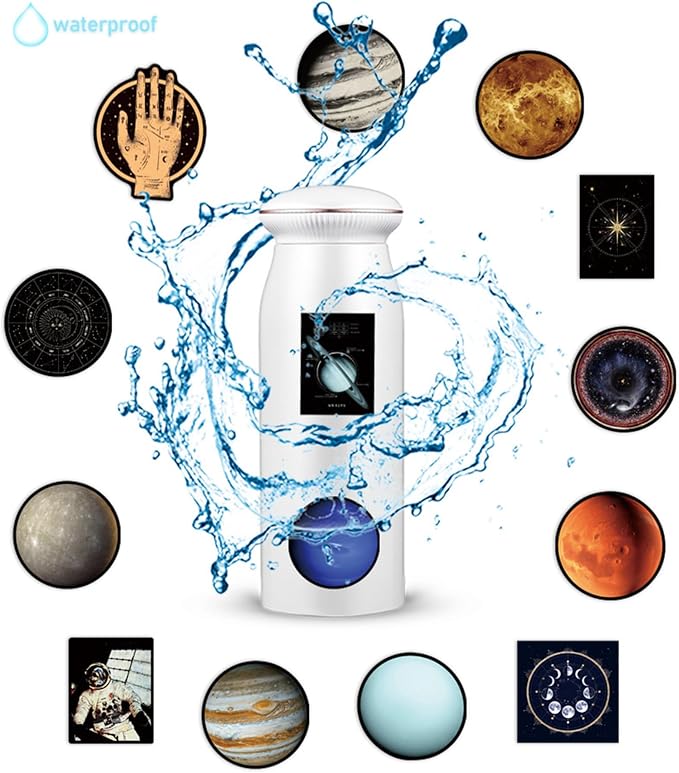 50Pcs Transparent Astronomy Stickers