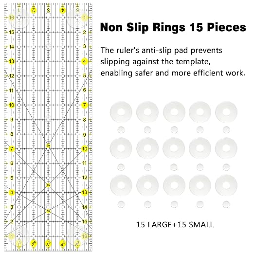 Sewing Ruler, 6“ * 17” Quilting Rulers, Acrylic Ruler, Cutting Ruler