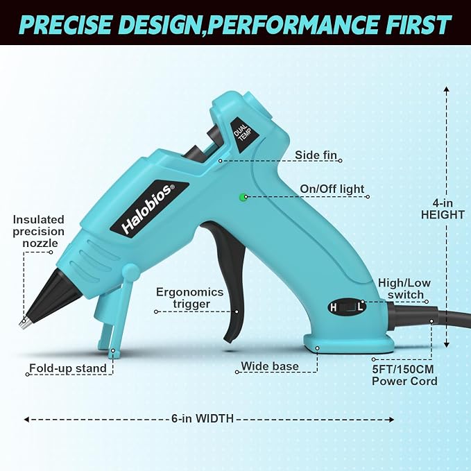 Halobios Mini Dual Temp Hot Glue Gun