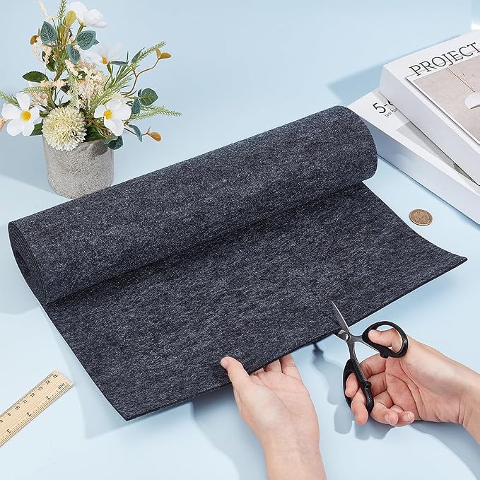 BENECREAT 78.7x15.7inch Felt Roll, 3mm Thick Nonwoven Felt Roll