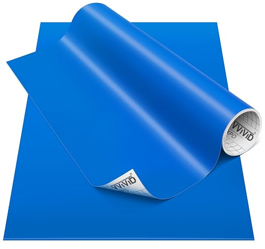 VViViD DECO65 Matte Pastel Gentian Blue Permanent Adhesive Craft Vinyl
