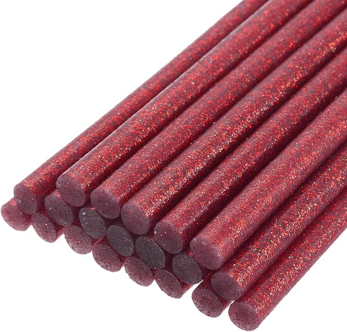 uxcell 20pcs Hot Glue Sticks for Glue Gun 11mm/0.43-inch x 8-inch Mini Hot Melt