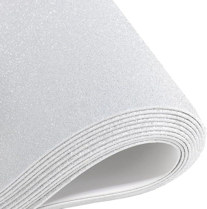 10 Sheets Glitter Paper Sheet for Easter Memorial Flag Father's Day Decor Table