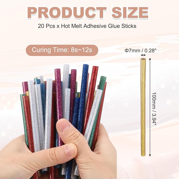 PATIKIL Hot Glue Sticks for Glue Gun