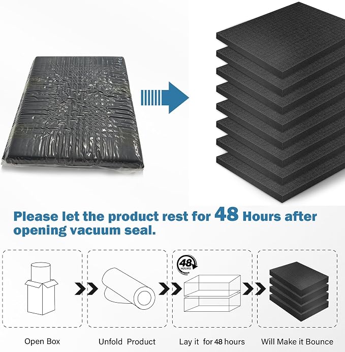 8Pcs Pick and Pluck Foam Large Size Apart Foam Insert Pre-Cubed Pick Padding