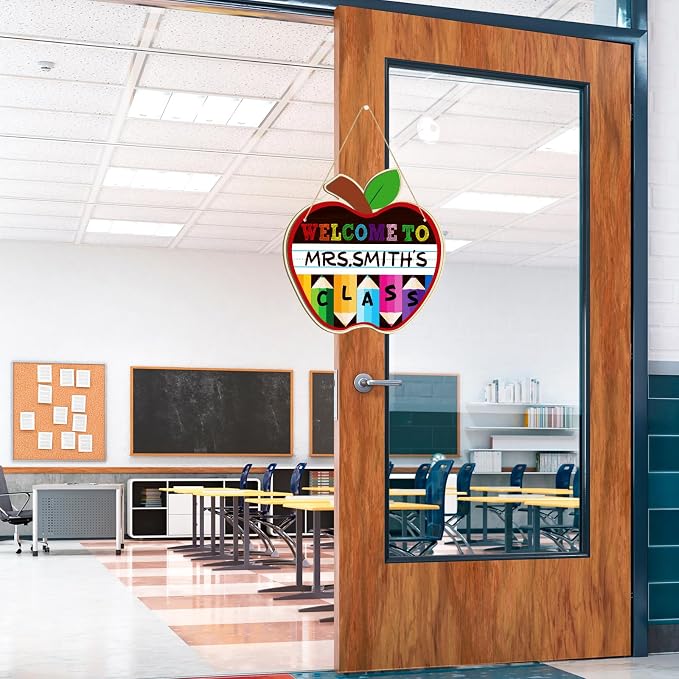Large Welcome Sign for Classroom Decoration Crafts Hanging to Paint DIY Blank