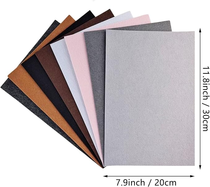 Jtnohx Stiff Felt, 2mm Thick Felt Sheets