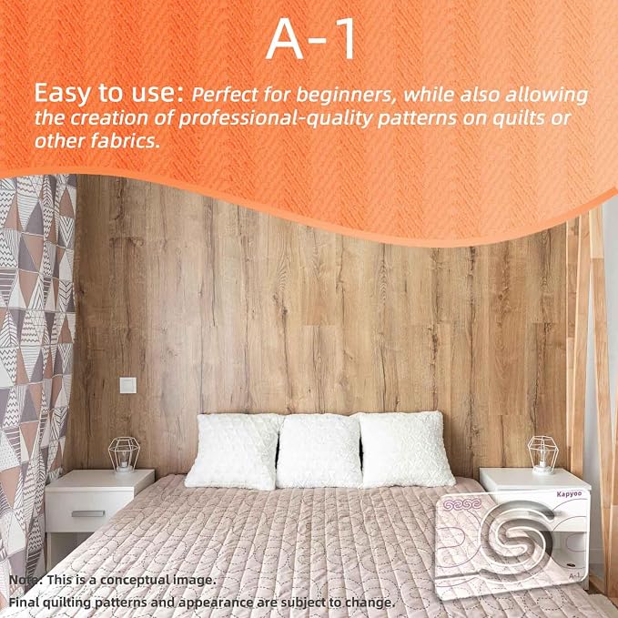3Pcs Free Motion Quilting Templates