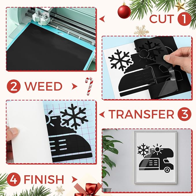 IModeur Glossy Black Permanent Vinyl